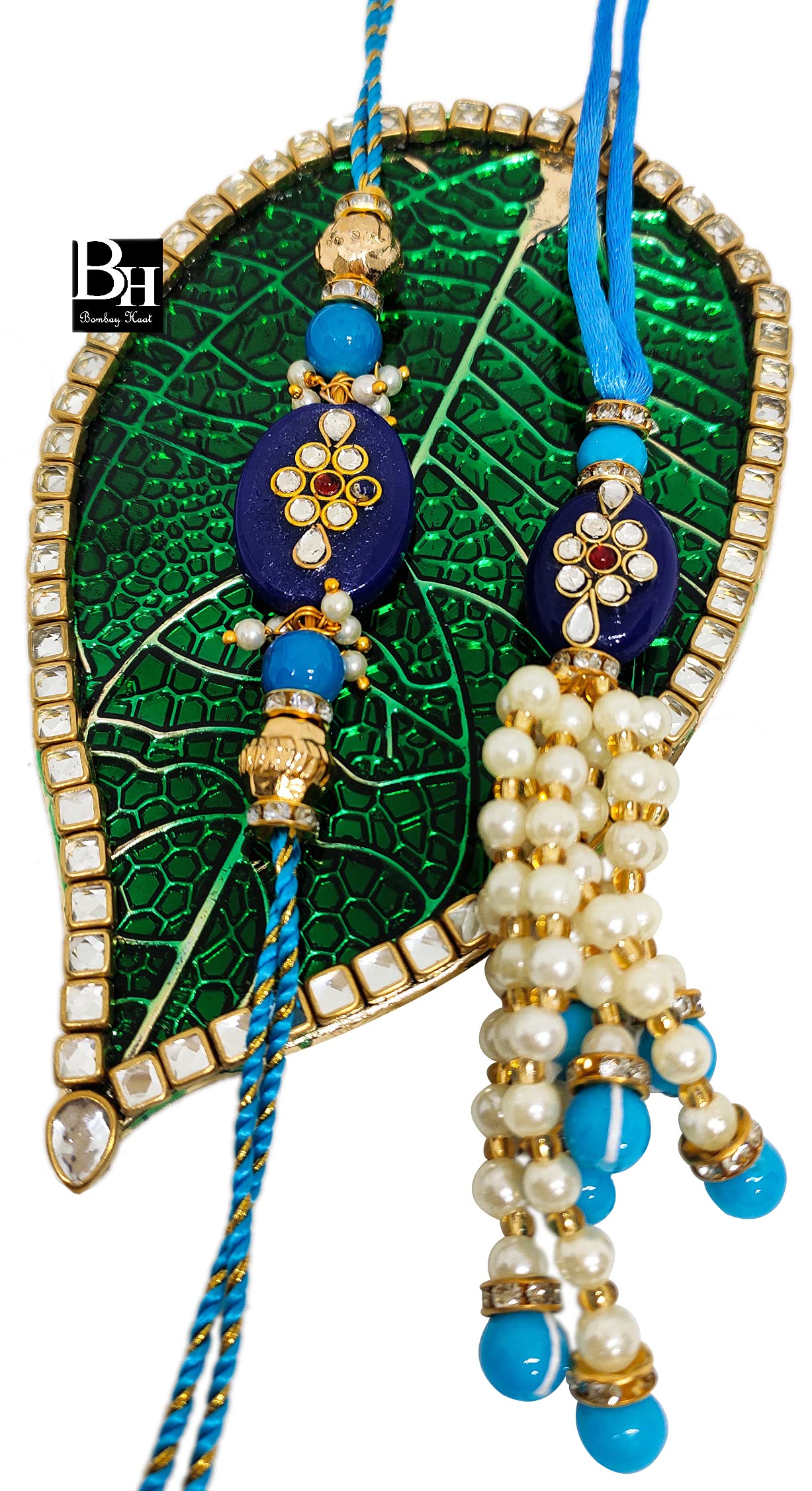 Bombay Haat RAKHI for BROTHER and BHABHI (Blue) (B08BCT98YV) Amazon Price History, Amazon Price Tracker