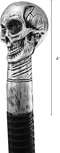 Miniatura 6 de Accesorio de disfraz de bastón de calavera de plástico para disfraz de Bastón de Bruja y Doctor
