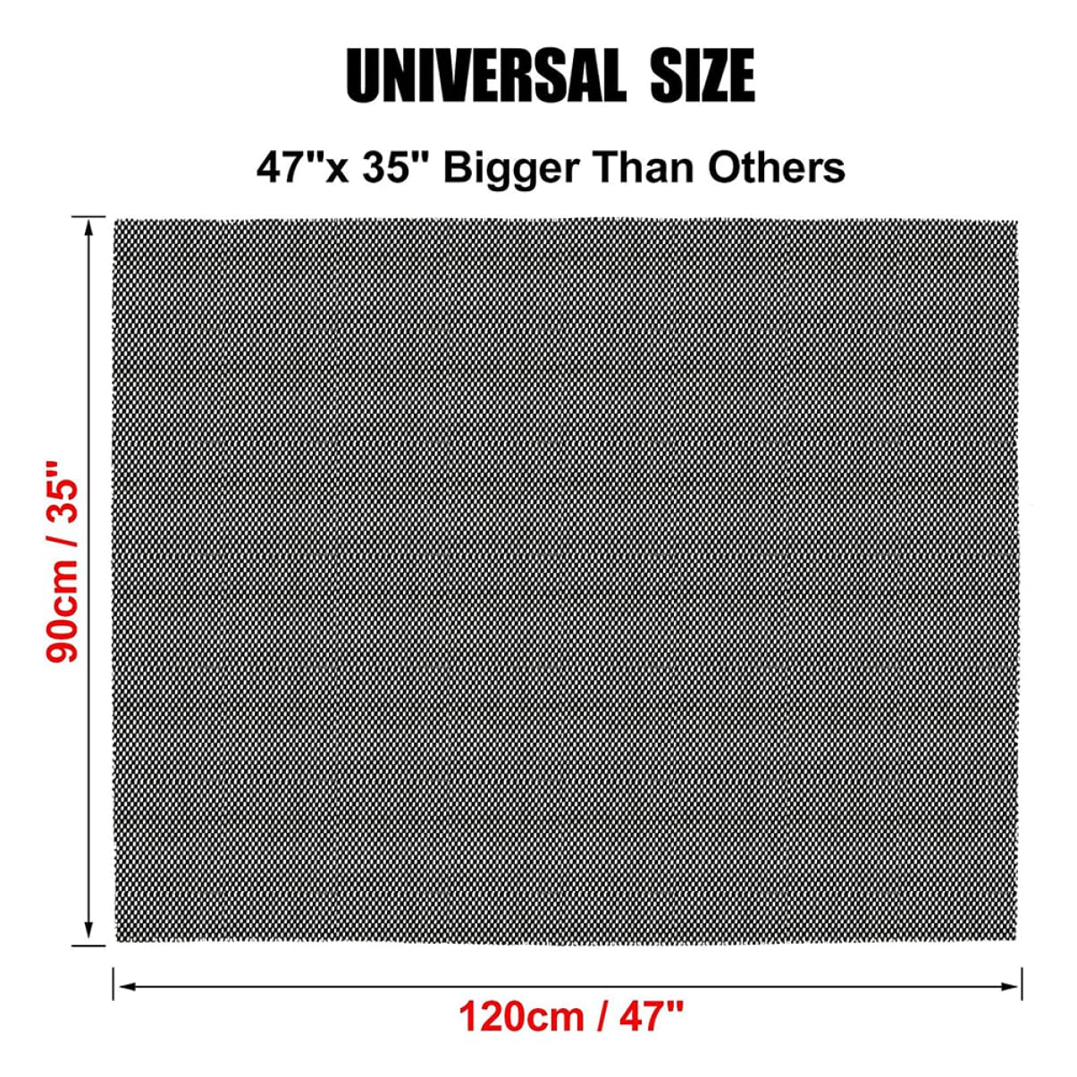 Antirutschmatte Auto Dach 120x90cm Zuschneidbar Strapazierfähiges Material Dachgepäckträger Schutzpad rutschfest Für Camping Und Reisen