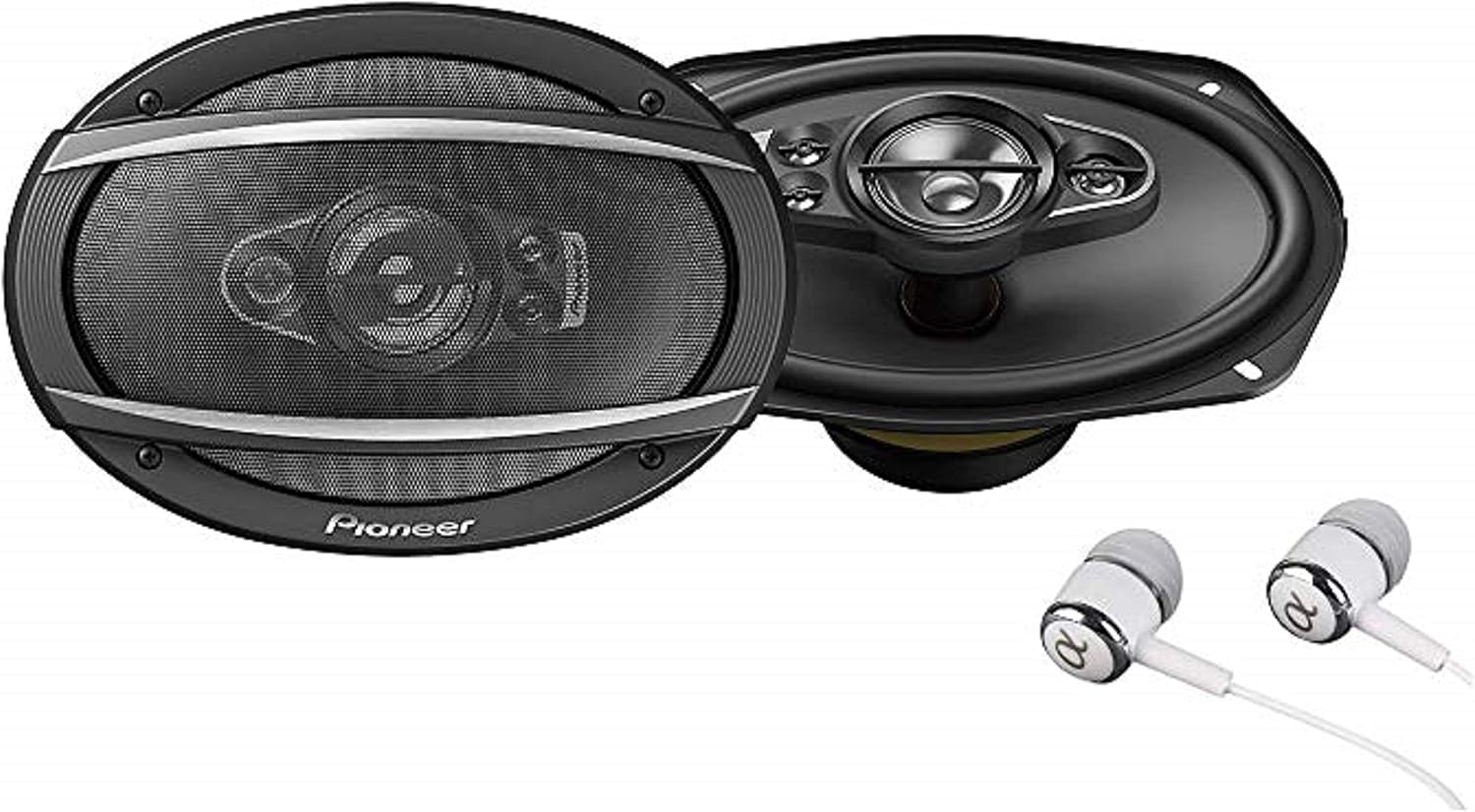 Exclusive Discount 50% Price Pioneer TS-A6990F A Series 6X9 700 Watts Max 5-Way Car Speakers Pair with Carbon and Mica Reinforced Injection Molded Polypropylene (IMPP) Cone Construction