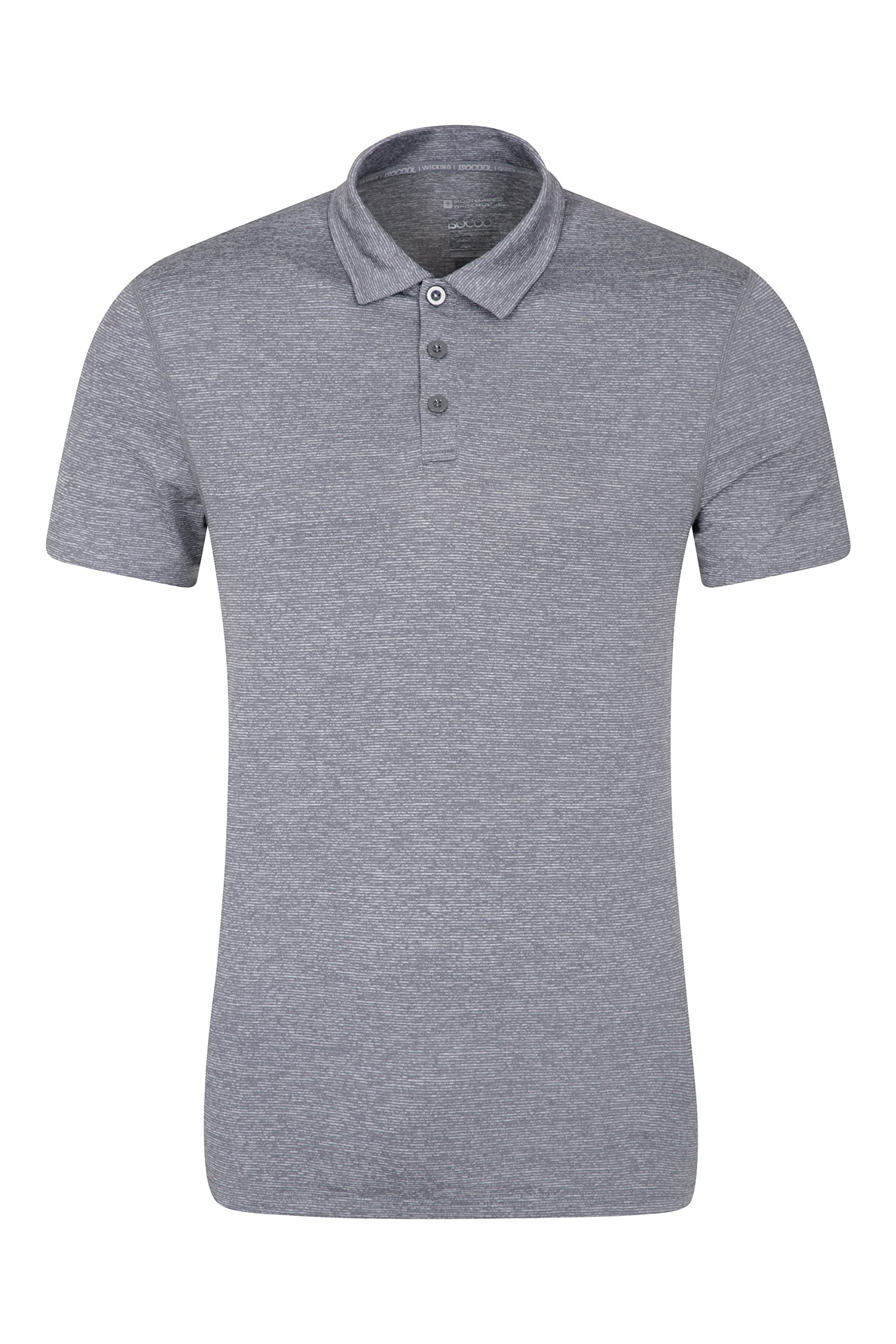 Mountain Warehouse Deuce IsoCool Men’s Polo - Quick Dry Summer T-Shirt, Highly Breathable Tee, Wicking Top with Classic Polo Design - for Travelling