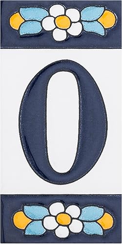 Miniatura 23 de Merola Tile Sevillano Flora Dirección Letras B 2-1/8" x 4-3/8" Azulejo de pared de cerámica