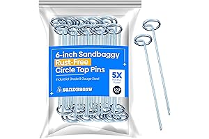 Sandbaggy 6-inch Circle Top Pins