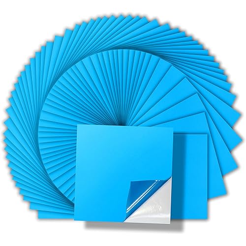 VViViD Blue Stencil Vinyl Masking Film with Anti-Bleed Technology (12" x 12" (55 Sheets))
