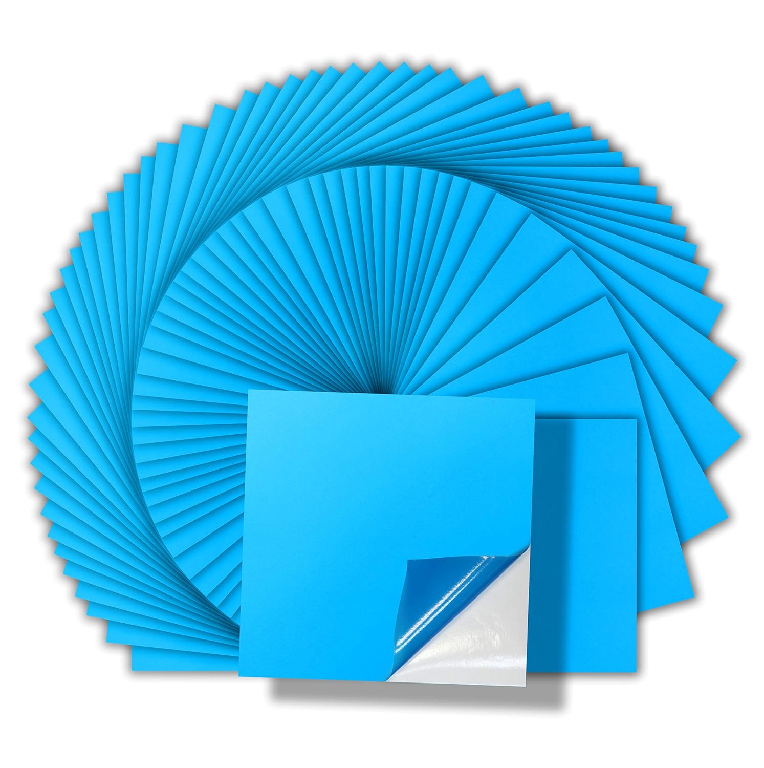 VViViD Blue Stencil Vinyl Masking Film with Anti-Bleed Technology (12" x 12" (55 Sheets)) 55 sheets - 12" x 12"