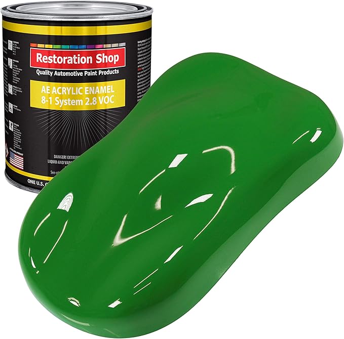 Amazon.com: Restoration Shop - Vibrant Lime Green Acrylic Enamel Auto