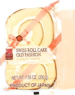 Happy Clover Swiss Roll Cake - Old Fashion Wheat Cake, 7.05 Oz Authentic Swiss Treat