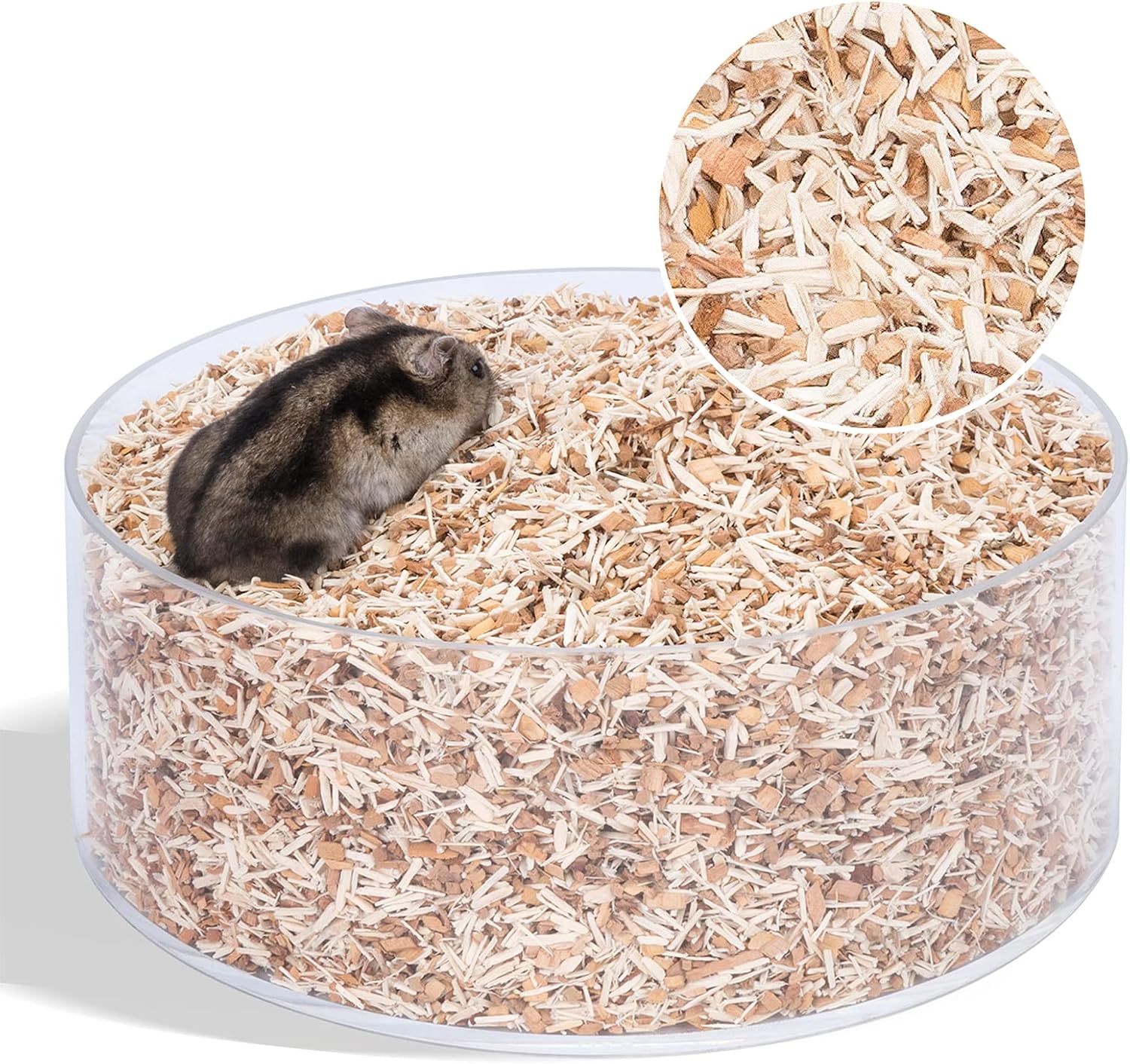 Niteangel Natural & Soft Hamster Bedding for Syrian Dwarf Hamsters Gerbils Mice Degus Bunny or Other Small-Sized Pet
