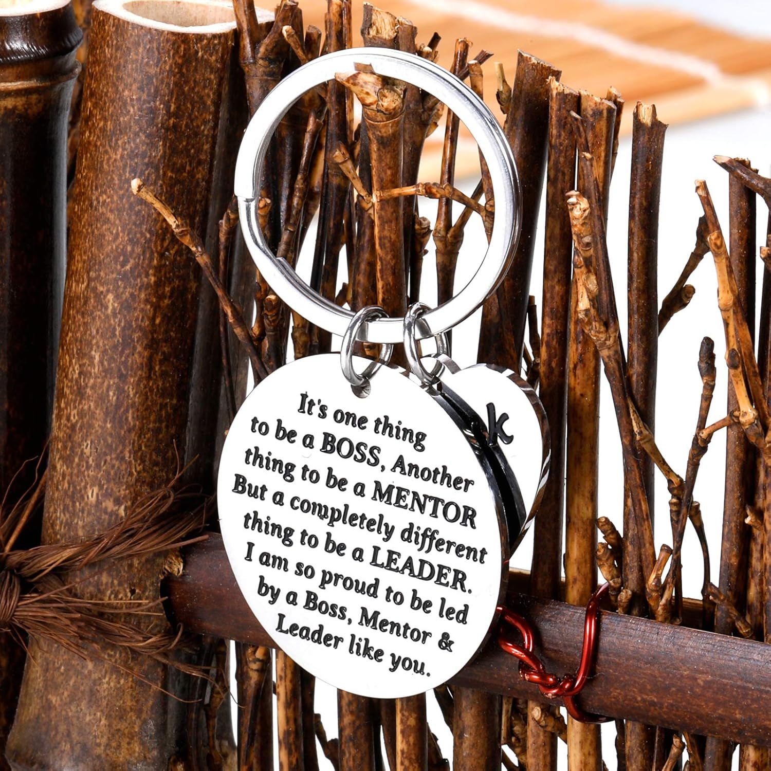 Boss Gifts for Christmas Men Women Office Keychain Appreciation Gifts for Supervisor Mentor Leader Birthday Thank You Leaving Going Away Gifts Retirement Coworker Boss Lady Goodbye Presents : Office Products