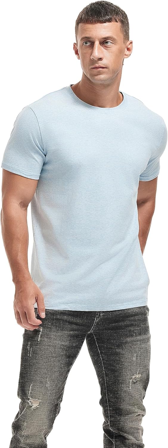 VEIISAR Crew Neck Tees Premium Men's T-Shirts - Soft and Fit Mens T-Shirt - Casual Stylish Tee for Men S - 4XL - Image 5