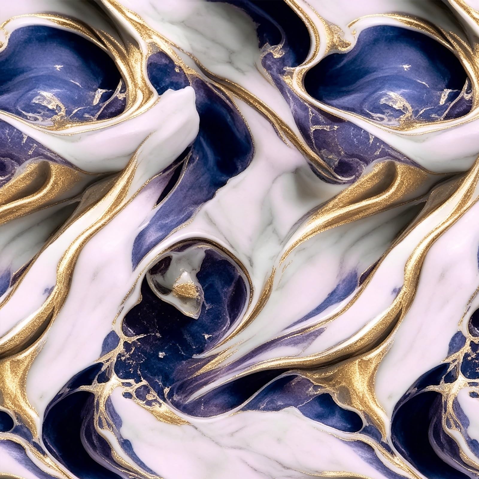 Zynqra K ﻿Wallpaper Glossy Marble Contact Paper,Self Adhesive Vinyl,For Itchen Bathroom(,L300cm/118.1In*W60cm/23.6In)