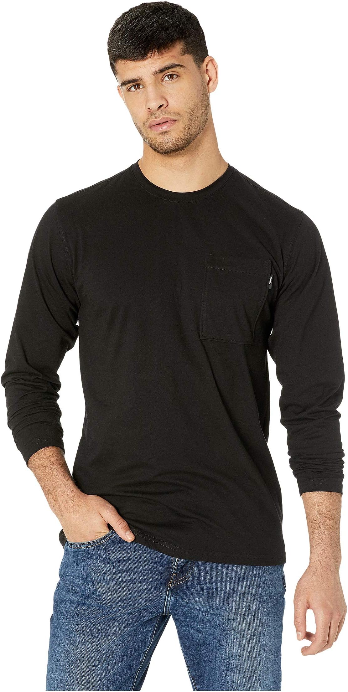 Index Long Sleeve Pocket Basic Tee
