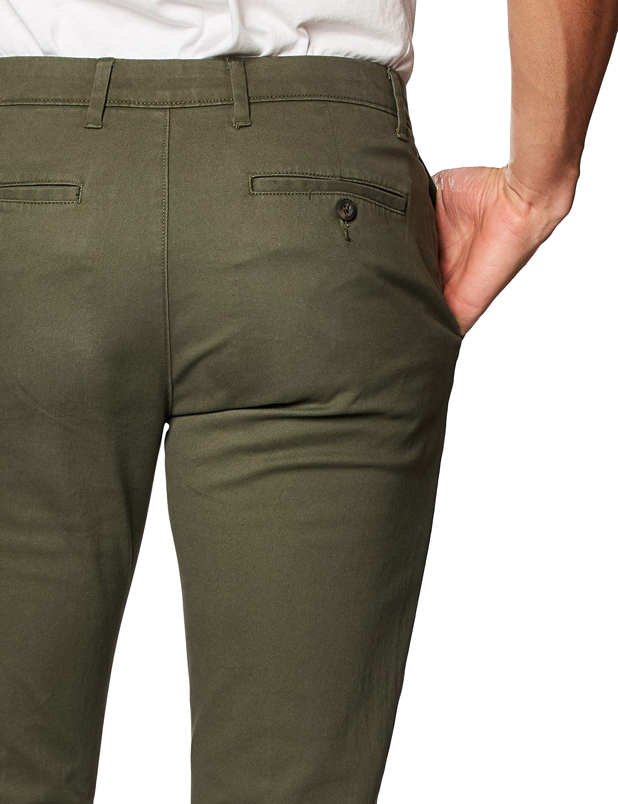 Amazon Essentials Pantalones Informales de Estilo Chino, Elásticos y de Corte Clásico Hombre — view 2