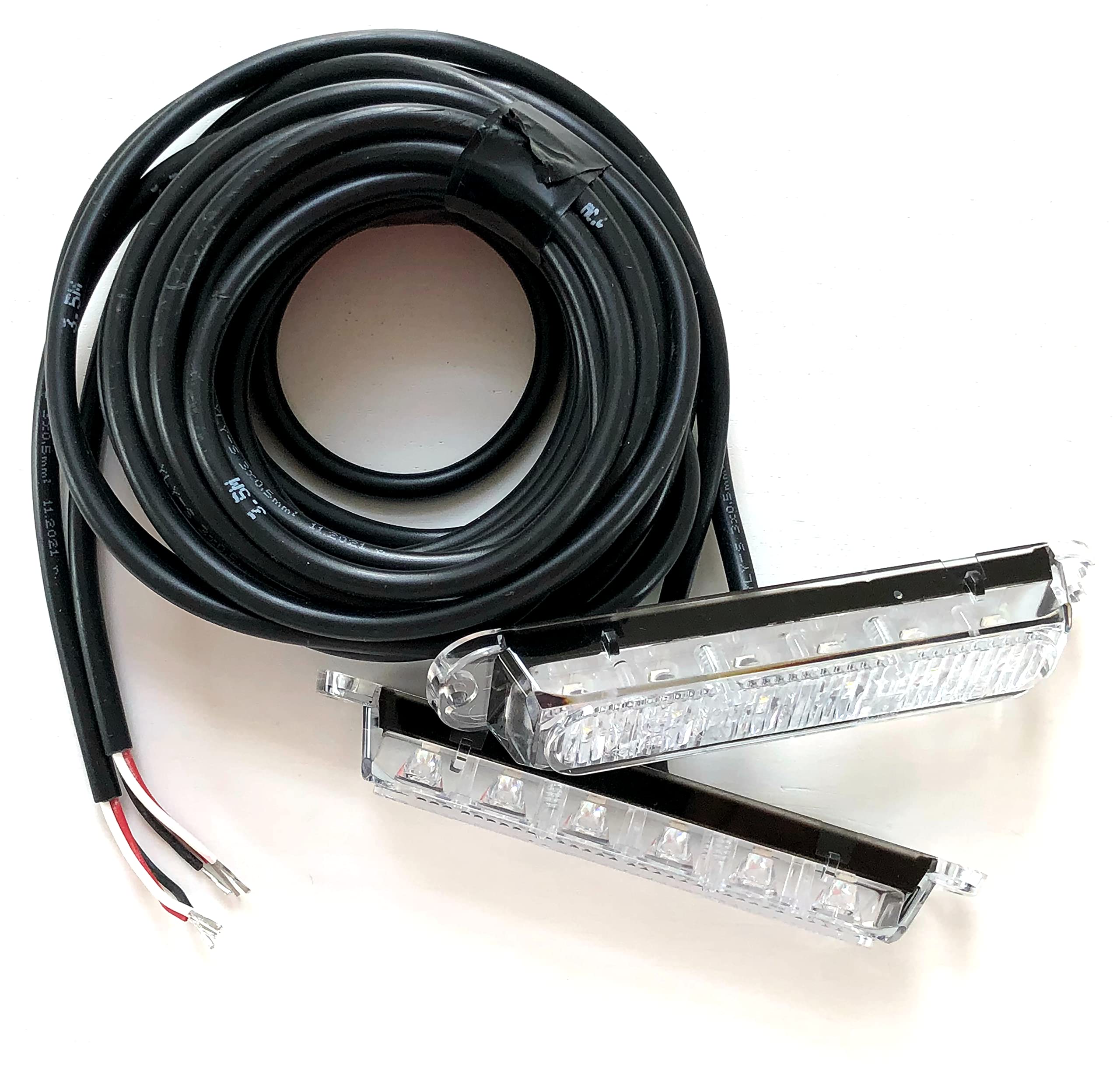 LED Tagfahrleuchten Set - vorne - Compact - 12V/24V - E9 - wasserdicht - Paar - für PKW LKW Wohnmobil