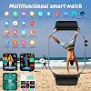 Smart Watch for Men Women, 2.04 AMOLED Color Screen, 24/7 Heart Rate, Blood Oxygen, Blood Pressure, Sleep and Stress Health Monitor, Blood and Body Composition Insights, 150 Sports Modes (Blue)
