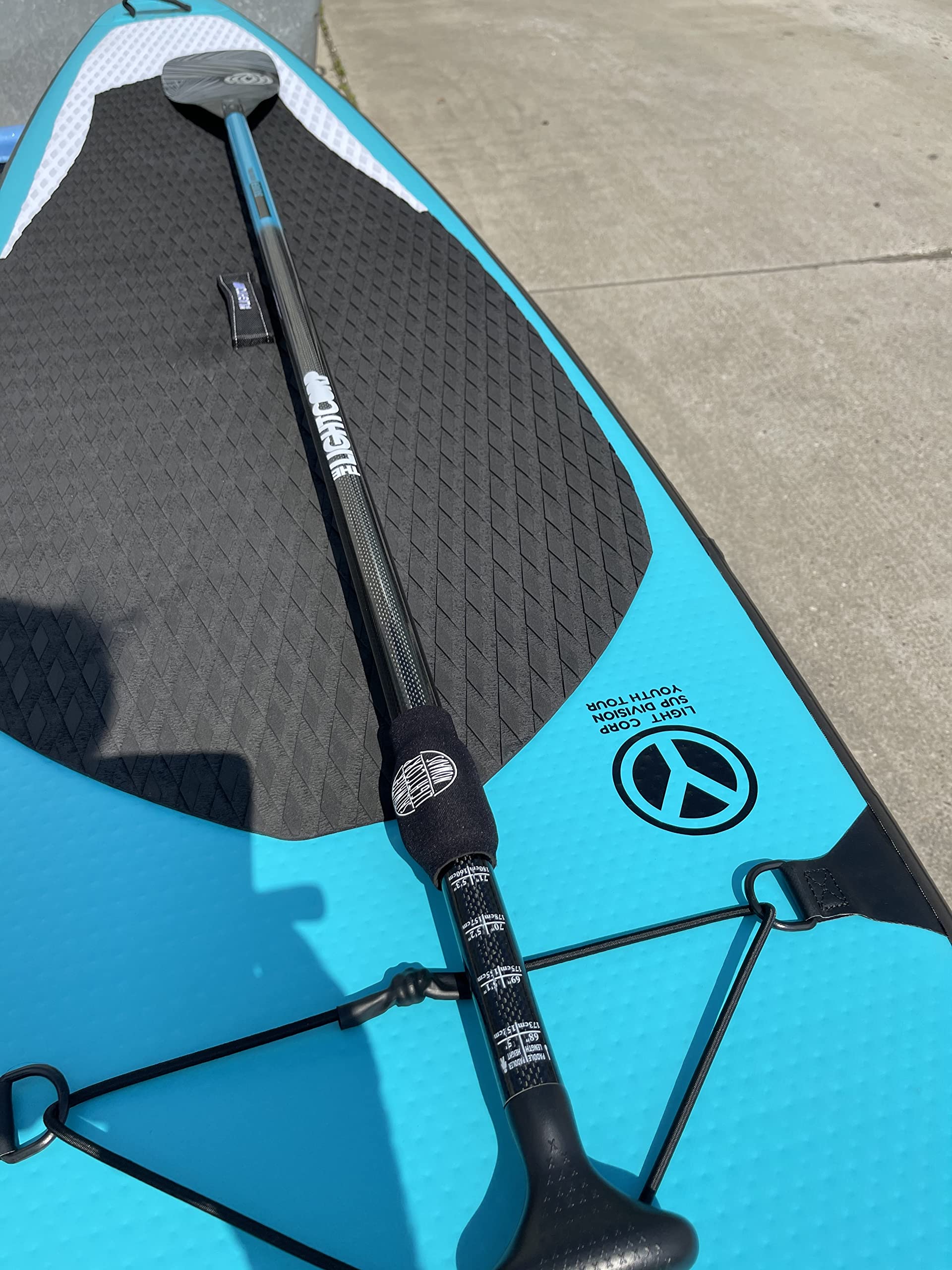 Unisex – Erwachsene Intermediate Carbon Paddle 2.0 Adjustable SUP PADDEL, OneColor, Uni