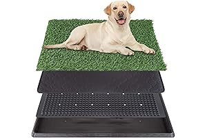 Potty Paradise: Artificial Grass Pad for Pet Training & Relaxation