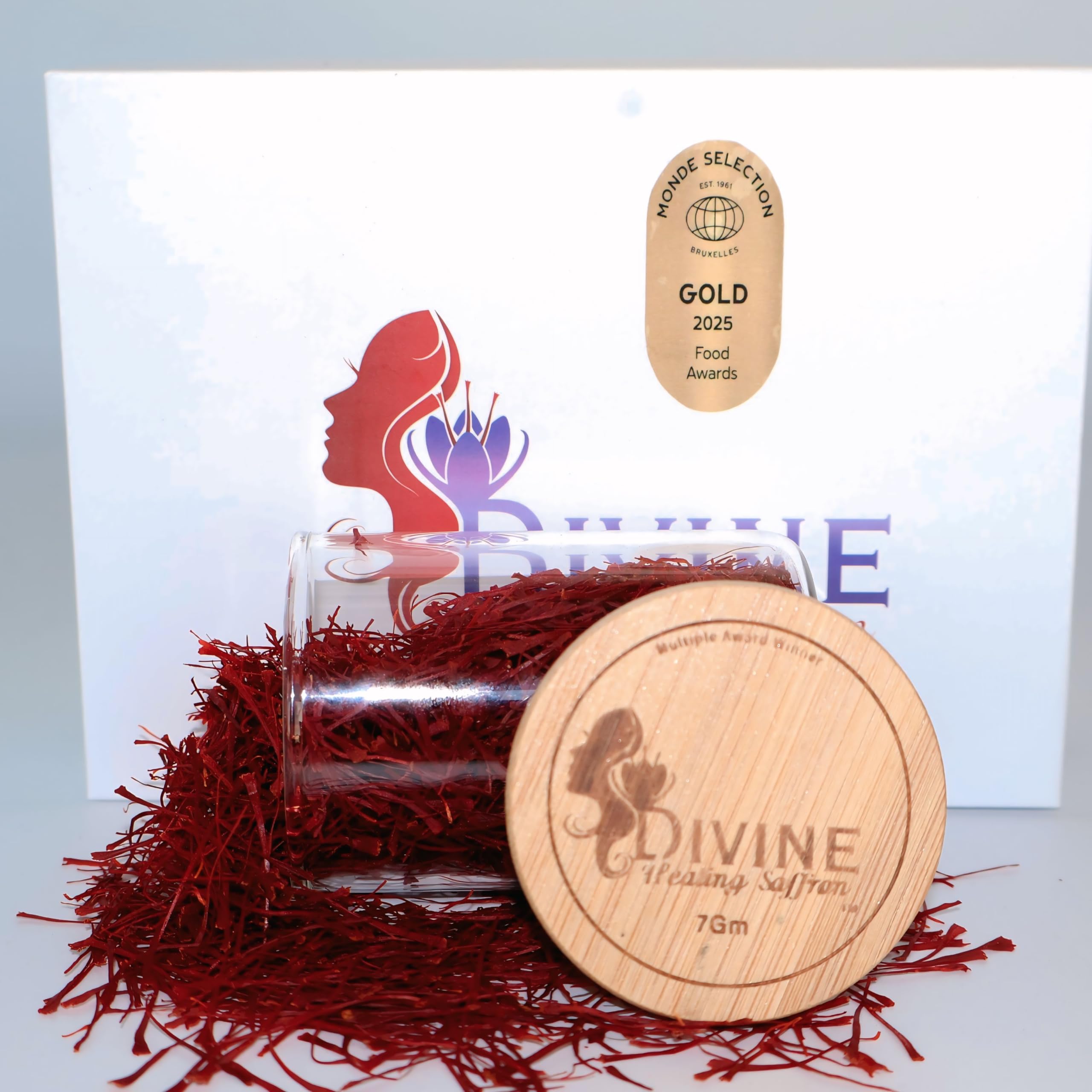 Saffron Threads - 100% Fresh, Pure from Afghanistan - Premium Award Winner Red Threads for Cooking Spanish Rice Paella & Risotto, Golden Milk, Tea & More - Divine Healing Saffron, 7g