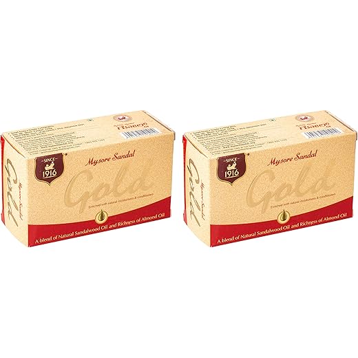 Mysore Sandal Gold Soap 125g Twin Pack 125 g