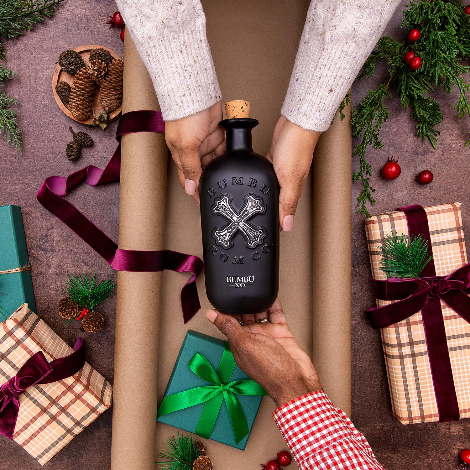 Bumbu XO Handcrafted Rum Gift Set Limited Edition 40% Vol. 0,7l in Giftbox