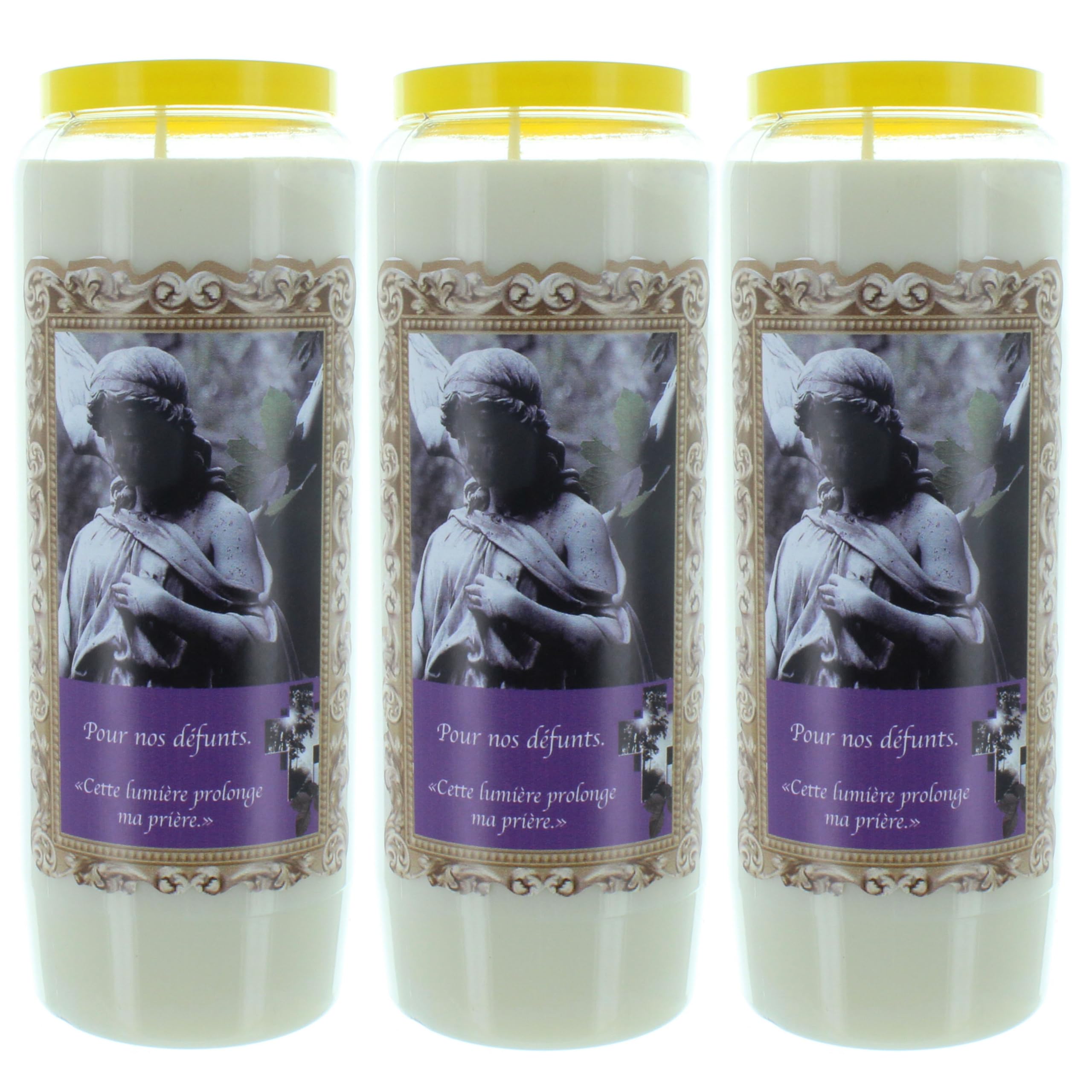 Bougie Neuvaine De Padre Pio - 17,5cm - Bougie Neuvaine - Culte