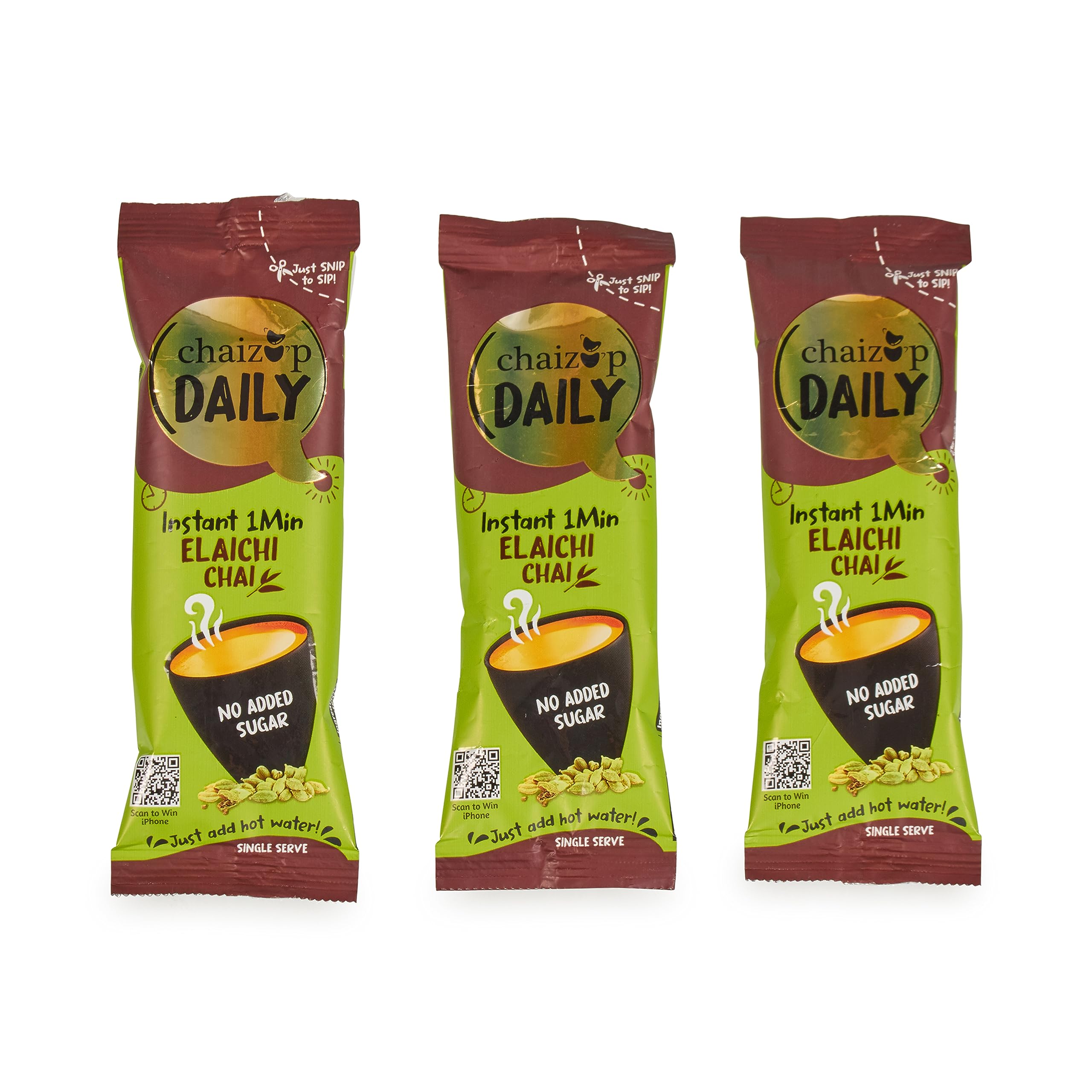Chaizup Daily 1 Min Instant Elachi Premix Tea - 30 Sachets (No Sugar) | Elachi Flavours | 30 Servings | 270g (B0CGRMW1VD) Amazon Price History, Amazon Price Tracker