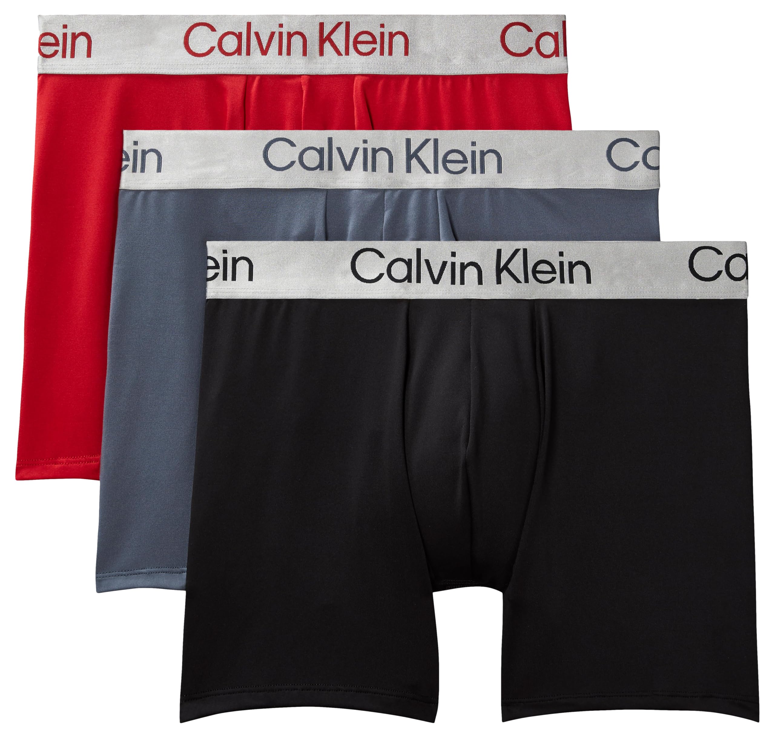 Calvin Klein Men's Brushed Microfiber Stretch Boxer Brief - 3 Pack