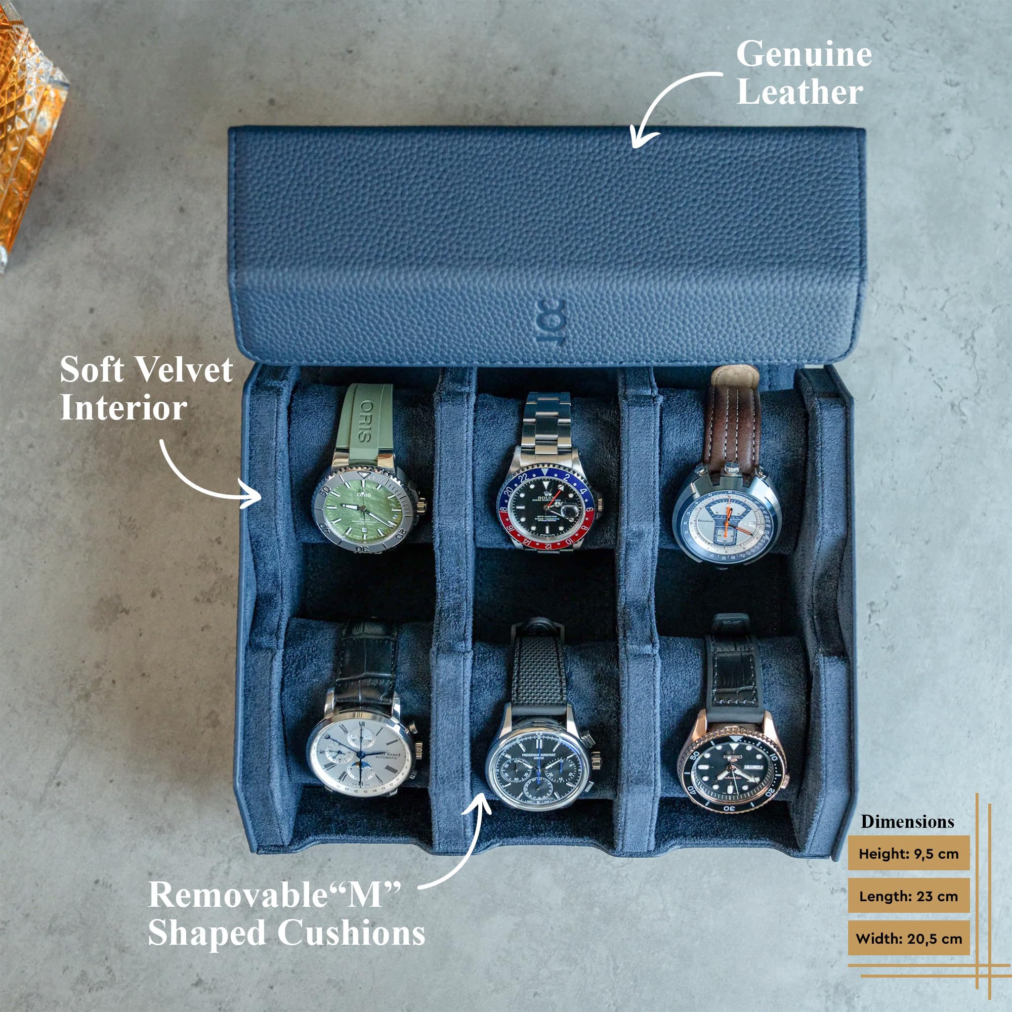 Amazon.co.jp: DailyWatch | 腕時計6本用ウォッチボックス | 本革