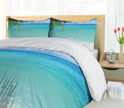 Miniatura 10 de Flecha Decoración Juego de funda nórdica por ambesonne, Horizontal puntiaguda de flechas en estilo tribal con direcciones opuesta, juego de ropa de