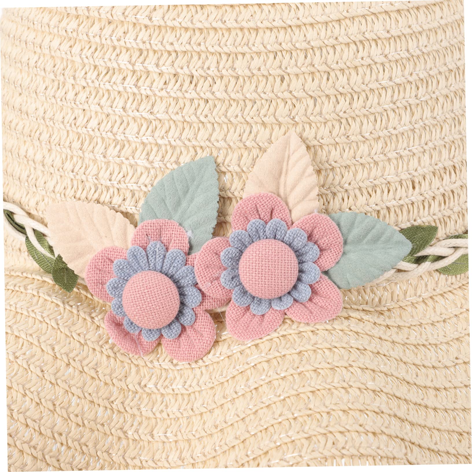 Strandhut Für Mädchen Stroh Kind Fischerhut Für Mädchen Sommermützen Mädchen Hut Babymützen Sonnenhut Cowgirl-Hut Kappe Tasche Sommer Strandhüte Bademütze Mädchen Hüte