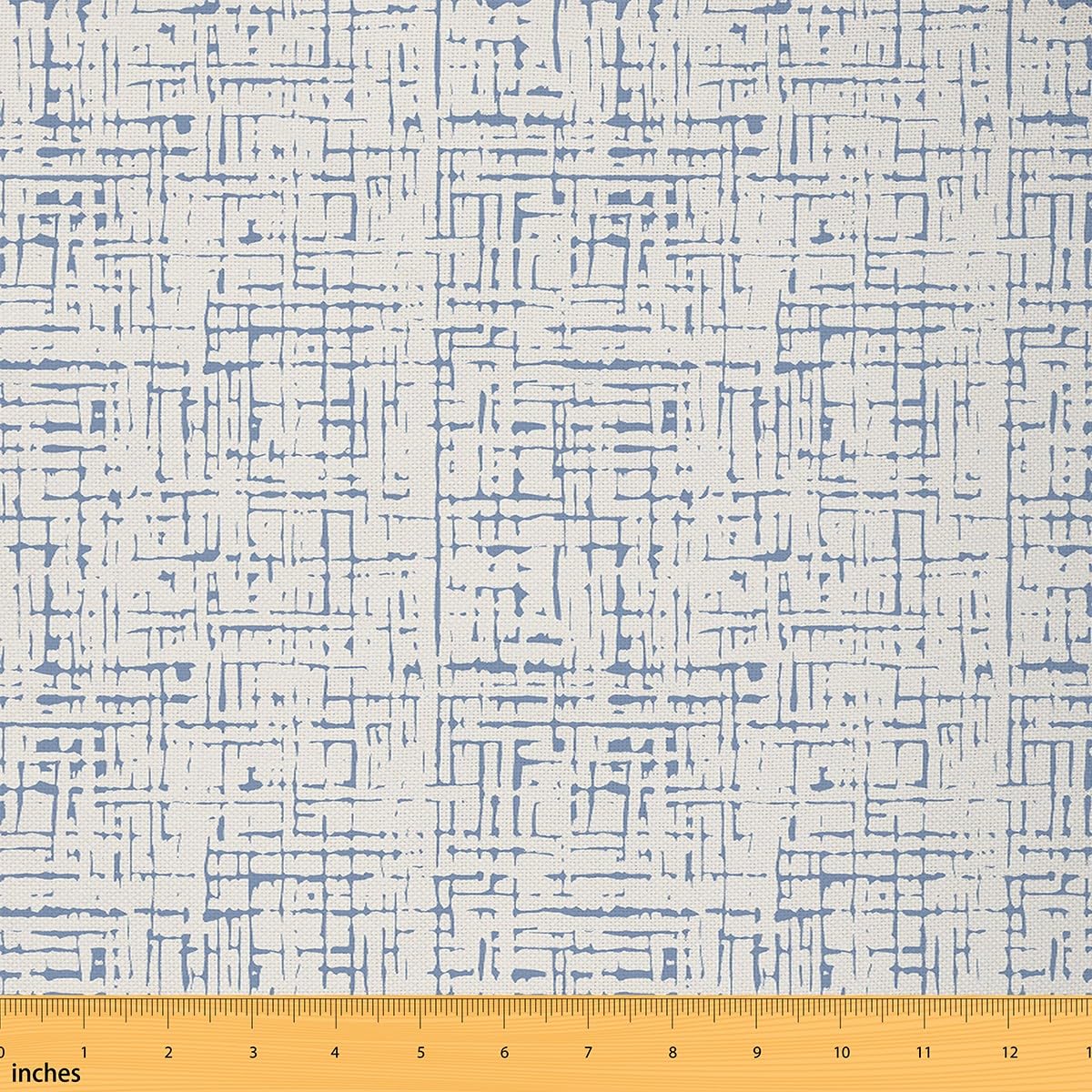 Feelyou Farmhouse Fabric by The Yard, Vintage Simple Stripes Upholstery Fabric for Chairs, Modern Abstract Art Decorative Waterproof Outdoor Fabric, 5