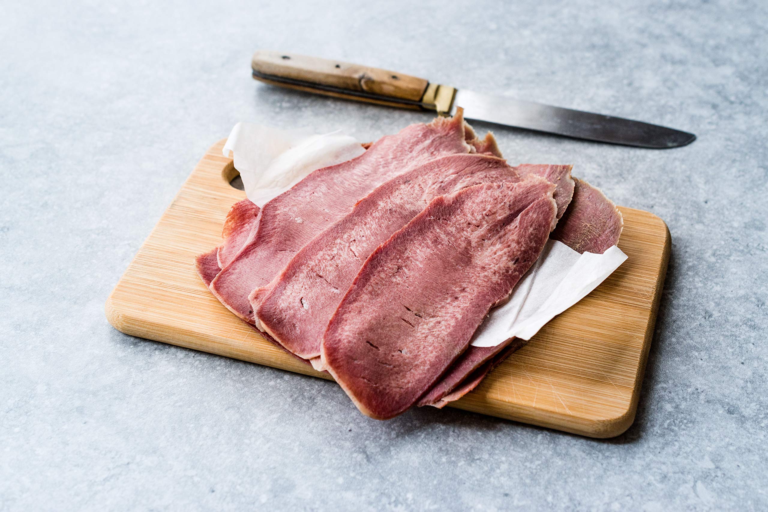 Lengua de ternera cocida Salumi Pasini® | Producto típico del norte de Italia | carne al vapor | 2,5kg