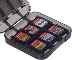 Amazon Basics Game Storage Case for 24 Nintendo Switch Games - 3.4 x 3.4 x 1 Inches, Black