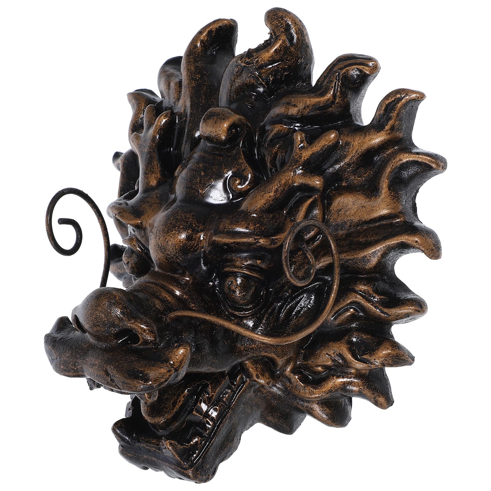 LALAFINA Rubinetto Fontana da Giardino Testa di Drago in Resina Design Elegante e Installazione Facile per Parete Villa e Giardino Decorazione Esterno