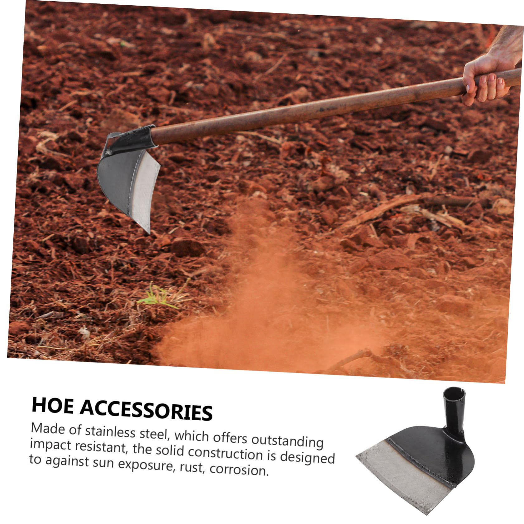 Hemobllo Attrezzo da Giardino Manuale Robusto in Acciaio Inox per Diserbo | Lavori di Giardinaggio e Orto, Resiste alla Ruggine, Non Si Deforma, Accessori per Amici Appassionati
