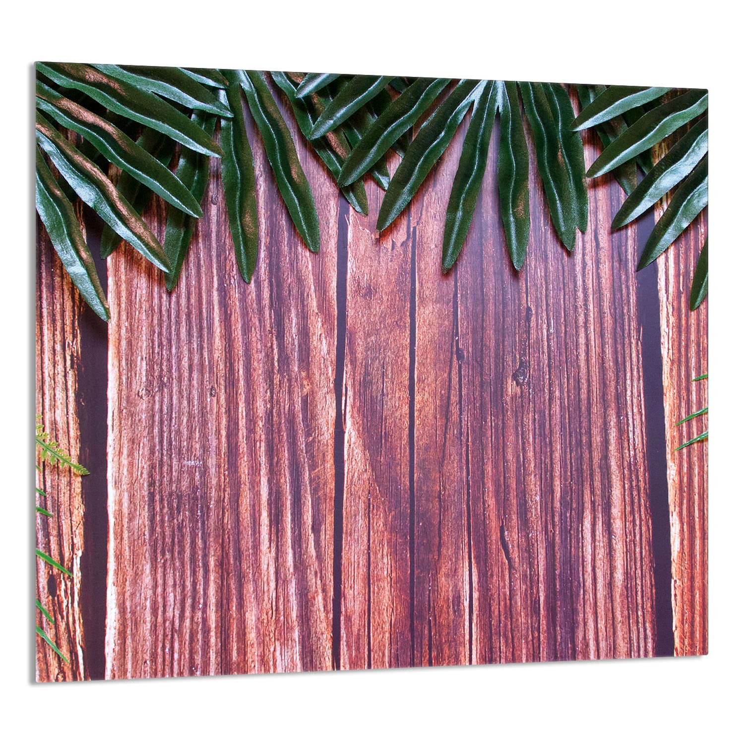 Szklany panel ochronny do kuchni Lacobel, szklana płyta ochronna na kuchenkę, 65x60 cm, szklana deska do krojenia, ochrona przed rozpryskiwaniem, uniwersalna, LIŚCIE