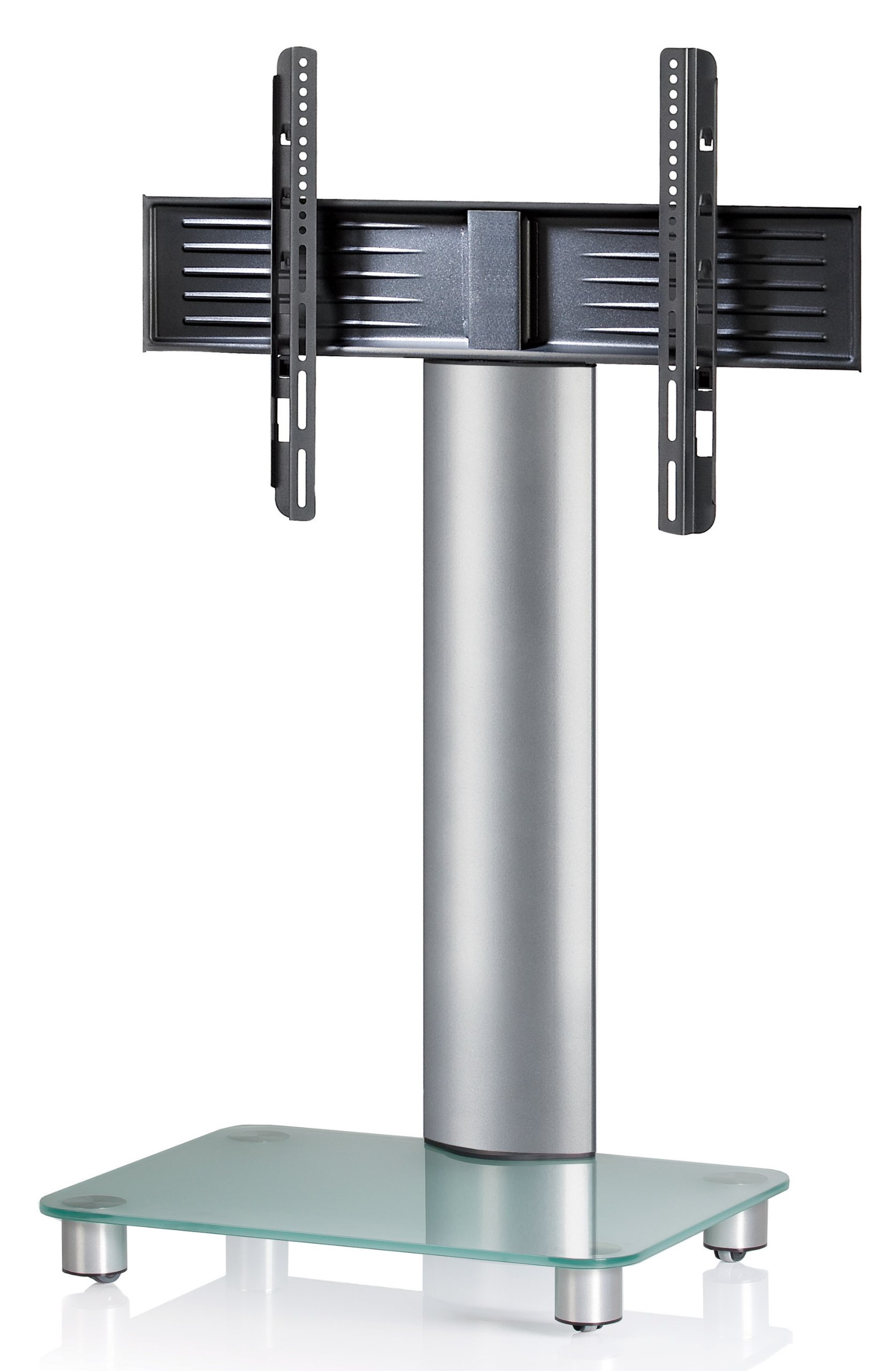 VCM Soporte Universal para TV VESA Soporte para televisión Aluminio Cristal Ruedas rodables Tosal Soporte Universal para TV VESA Soporte para televisión Aluminio Cristal Ruedas rodables Tosal