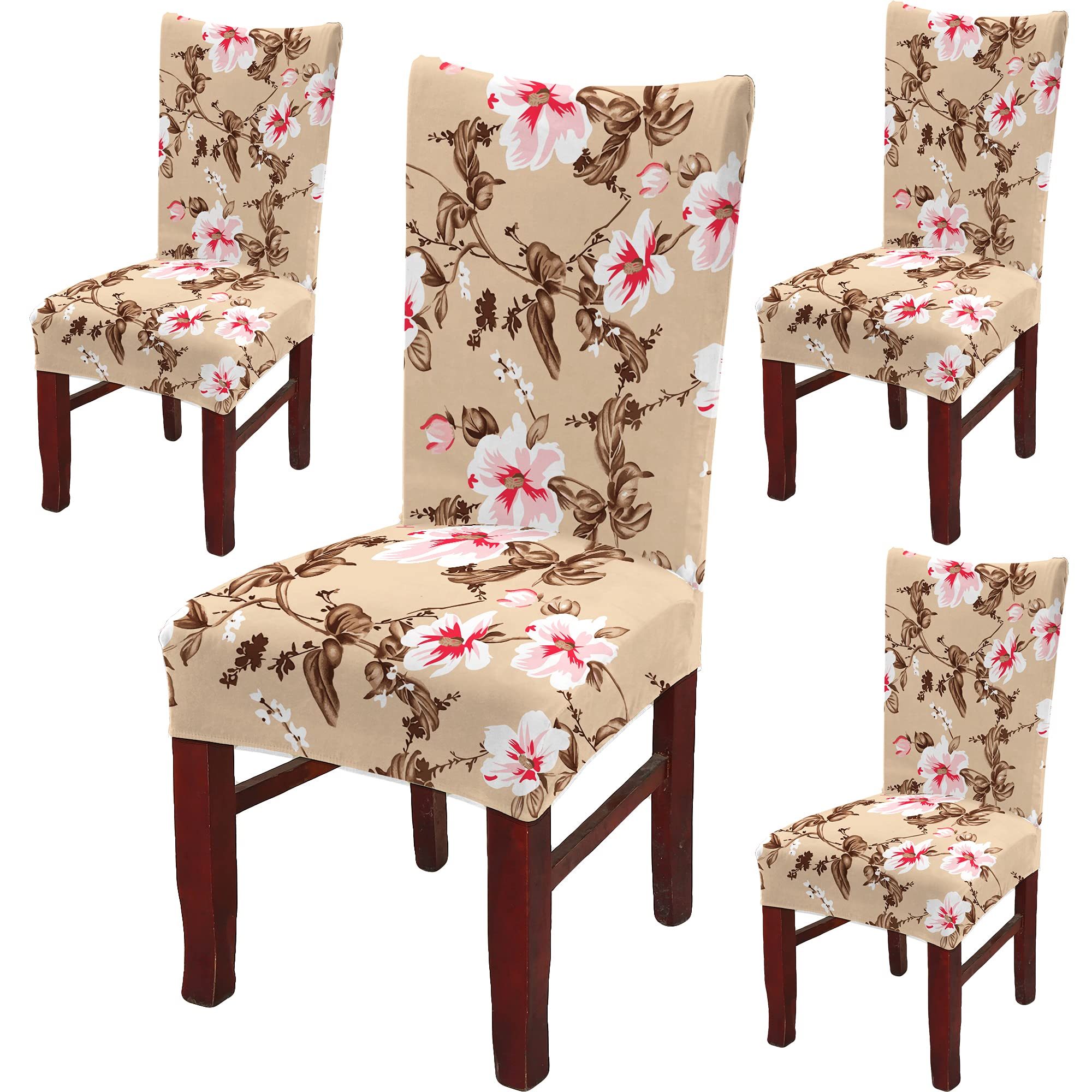 Floral Dining Chair Covers - Protect & Decorate -12