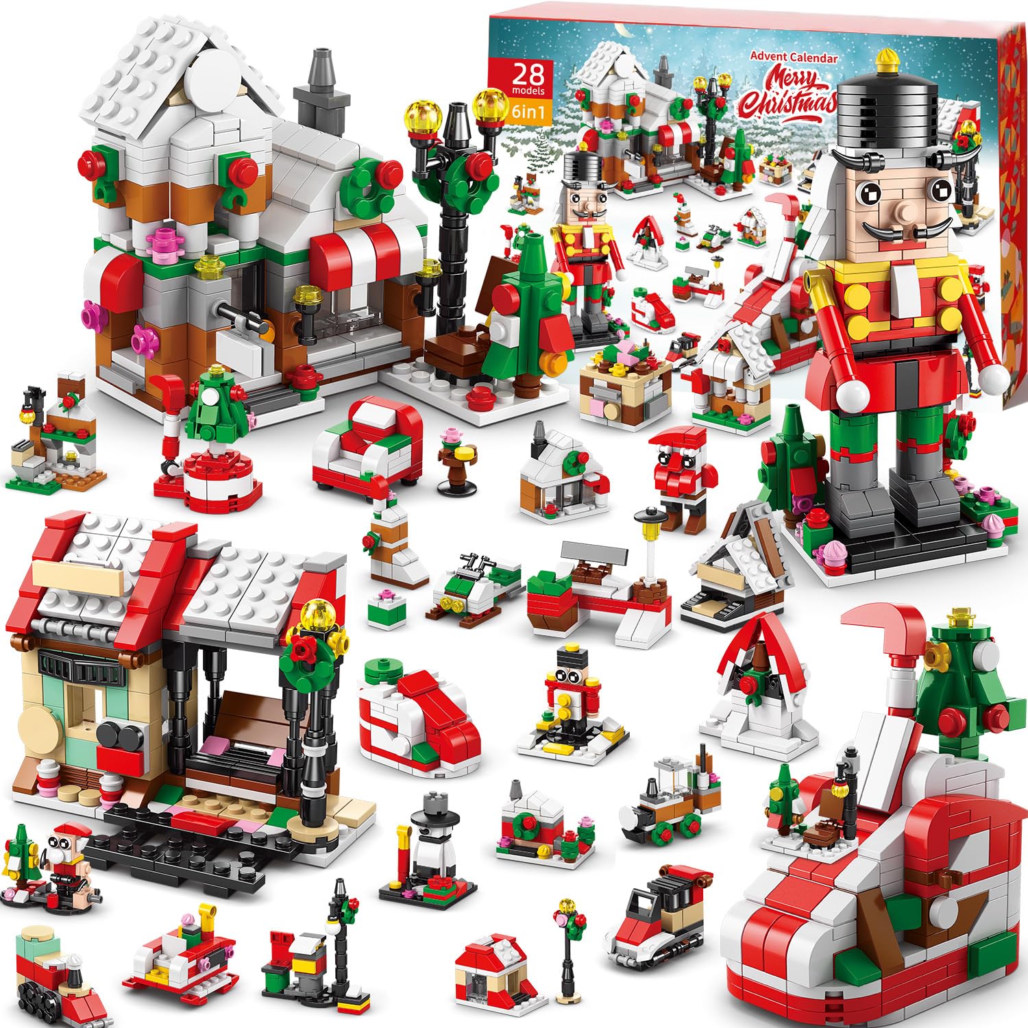 Advent Calendar 2026 Christmas Building Set