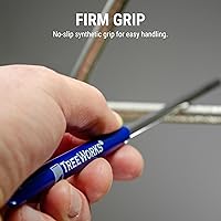 Vista 4 de TreeWorks Golpeador triangular, fabricado en Estados Unidos, acero inoxidable, accesorio profesional para instrumentos musicales de percusión