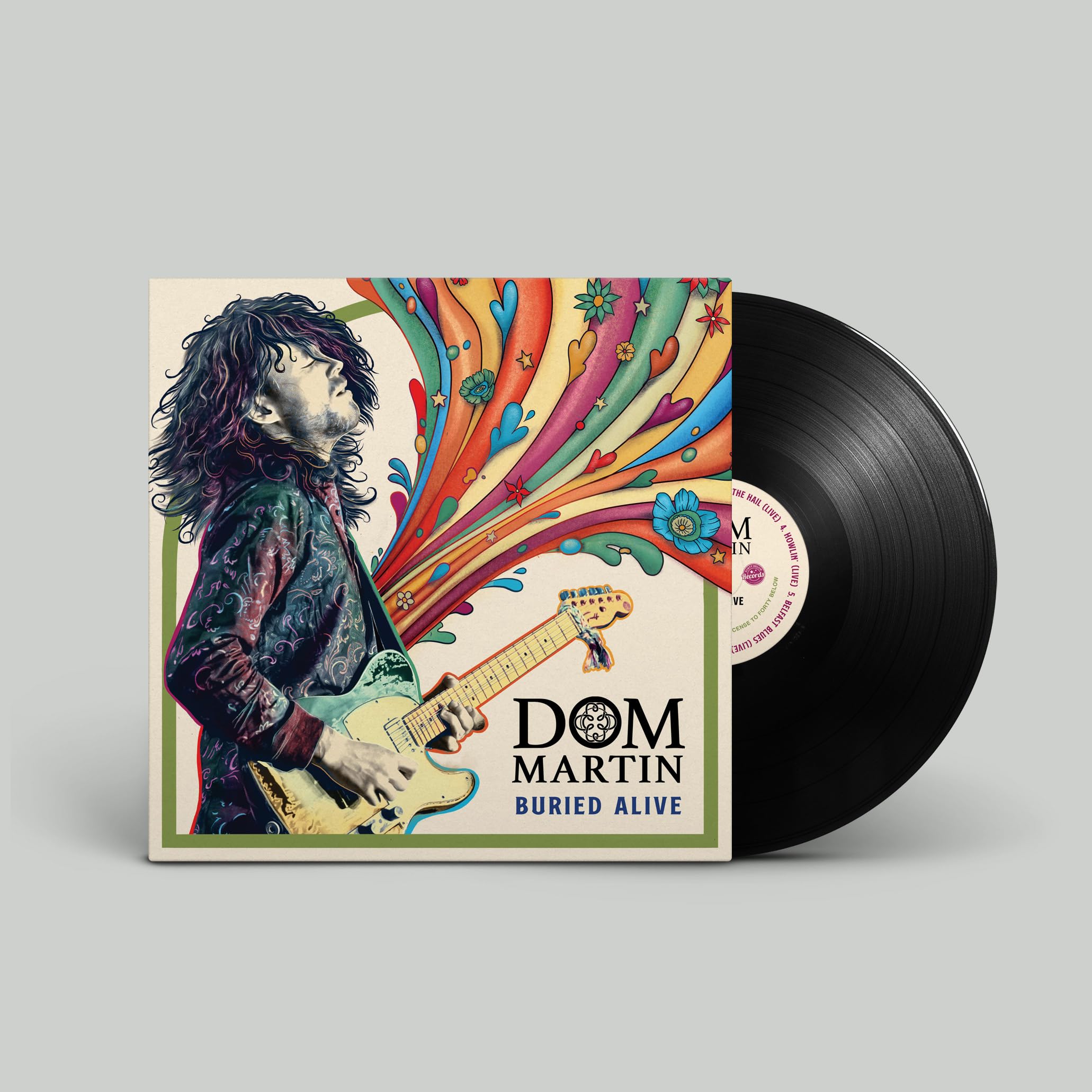 Dom Martin Buried Alive double LP vinyl Europe Forty Below 2024 2LP set in g'