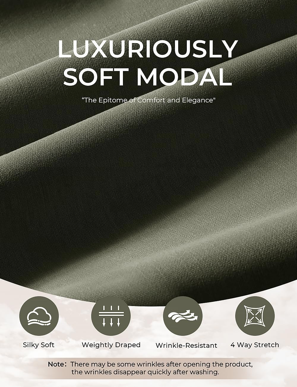 Modal Soft Cropped Sweatshirts for Women Long Sleeve Crew Neck Pullover Crop Top - Image 4