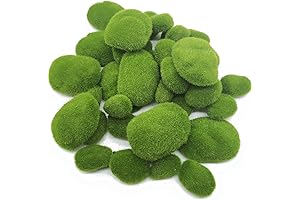 TIHOOD Artificial Green Moss Balls for Decorations