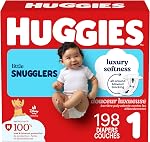 Huggies Size 6 Diapers, Little Snugglers Baby Diapers, Size 6 (35+ lbs), 108 Count (2 Packs of 54), Packaging May Vary