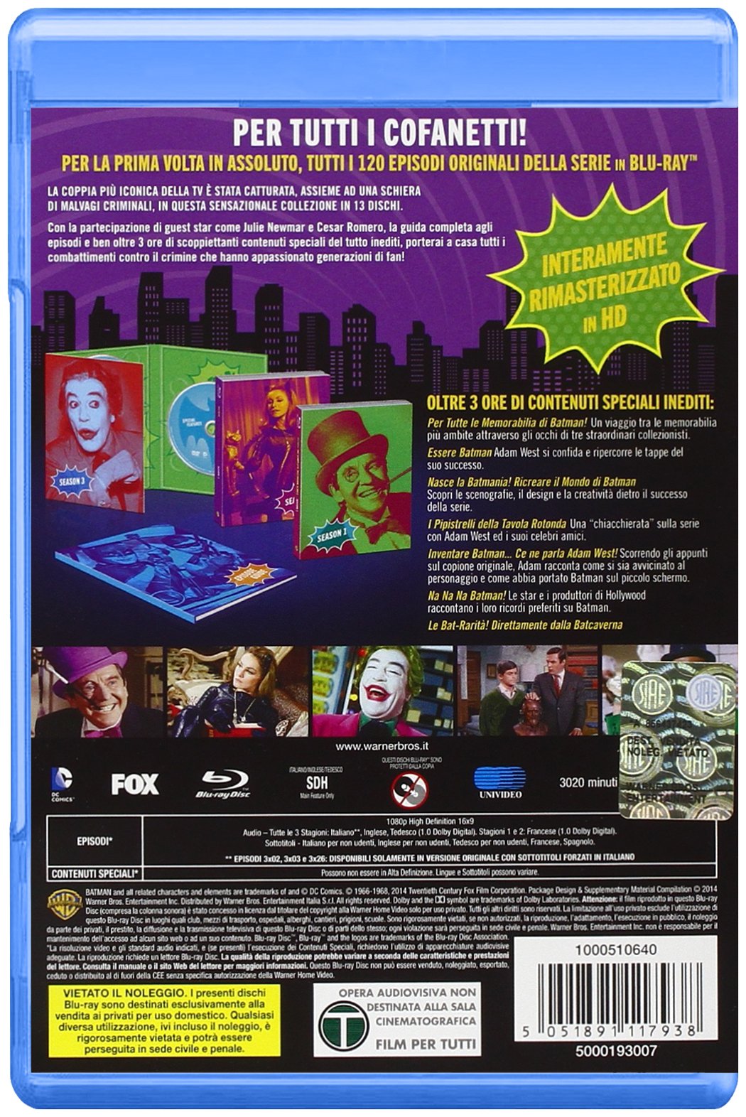 Batman: Serie Tv Completa (1966-'68) (13 Blu-Ray)
