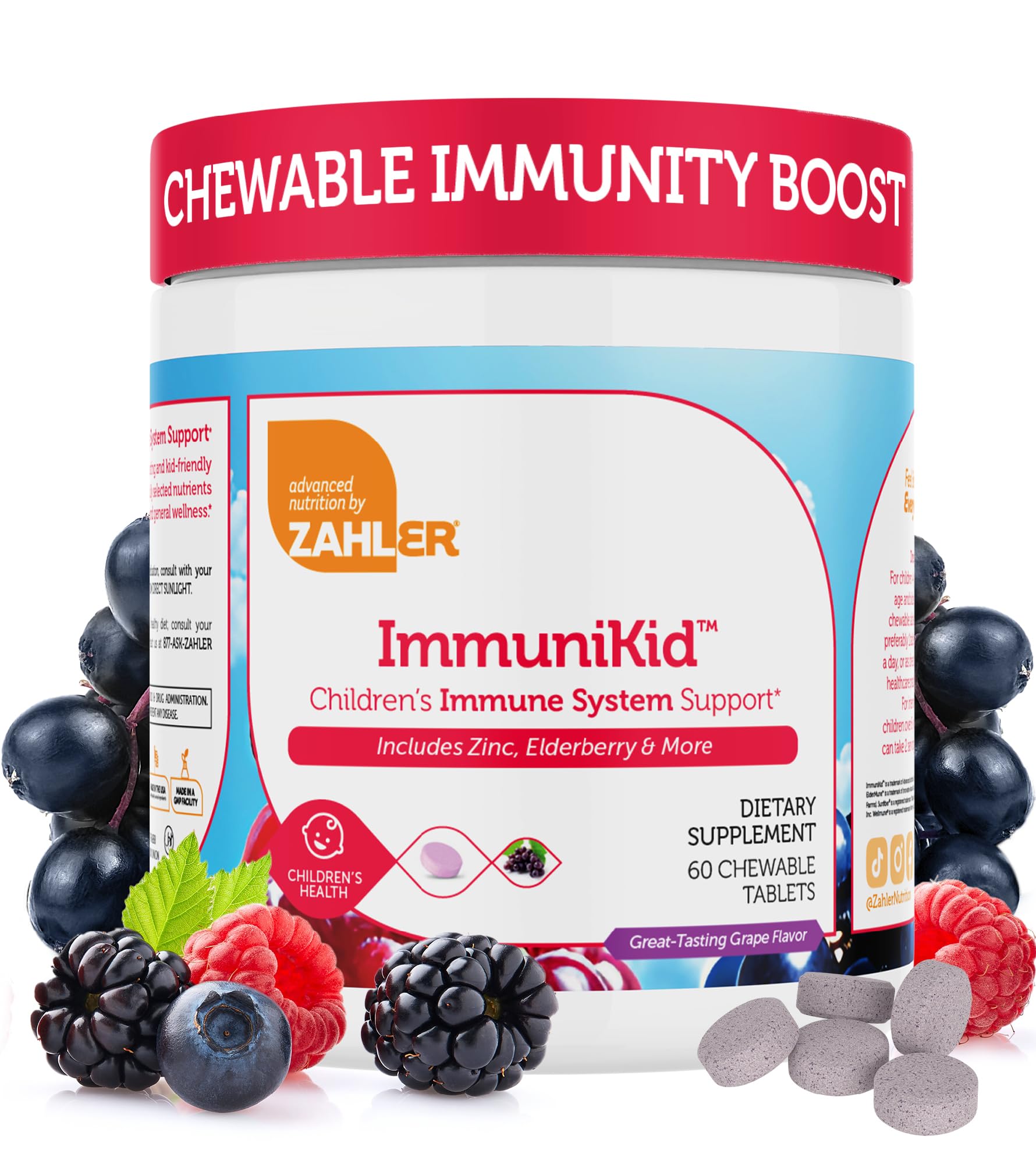 Amazon.com: Zahler Kids Immune Support Supplement with Elderberry