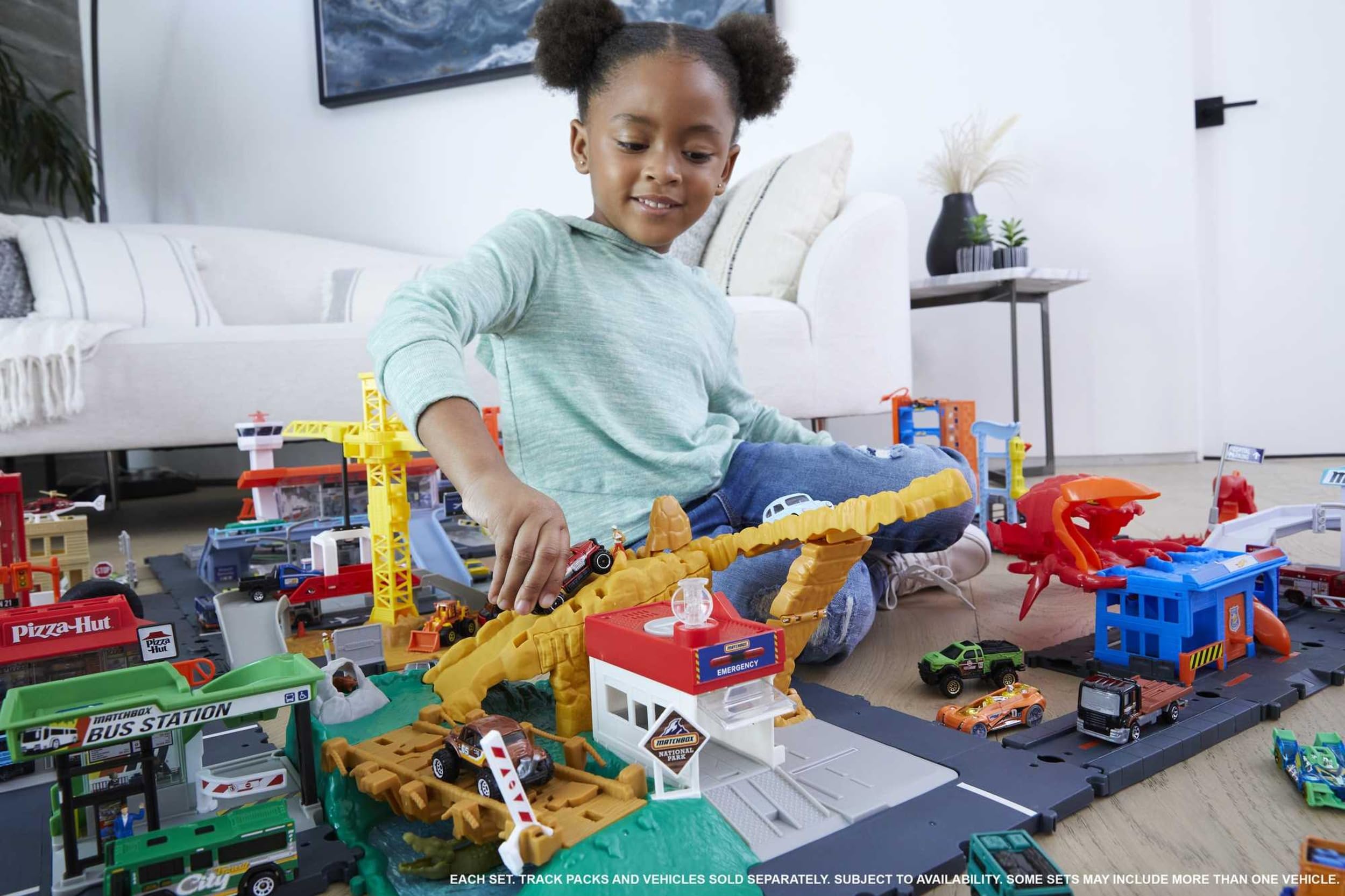 Hot Wheels City - Parking para Coches, Pistas para Coches de Juguete (Mattel HDR28)