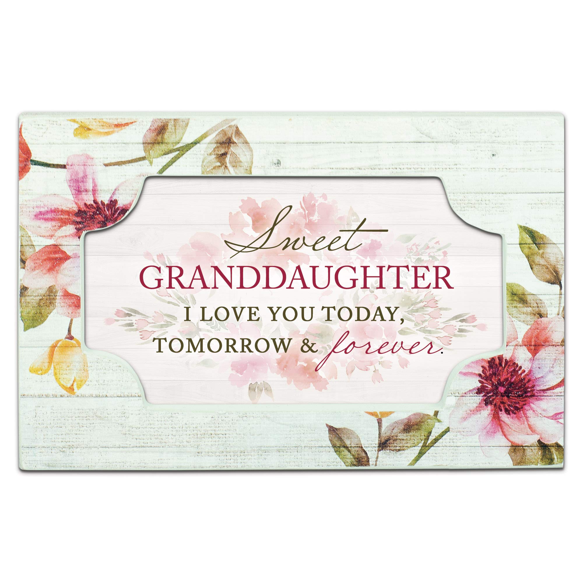 Cottage Garden Granddaughter I Love You Floral Decoupage Petite Music Box Plays You are My Sunshine