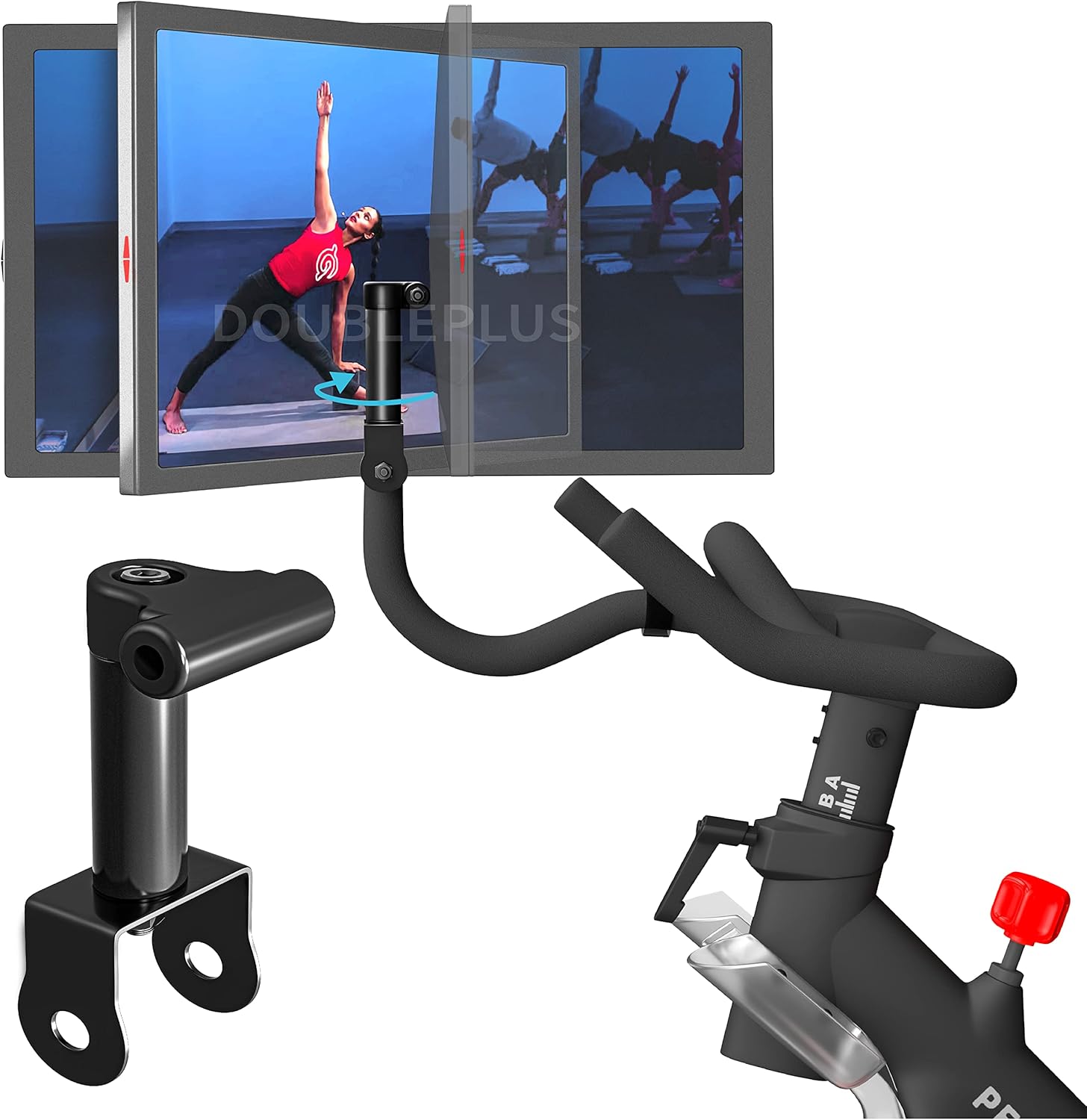 Doubleplus Pivot for Peloton Bike, Upgraded Peloton Screen Swivel, 360 Degree