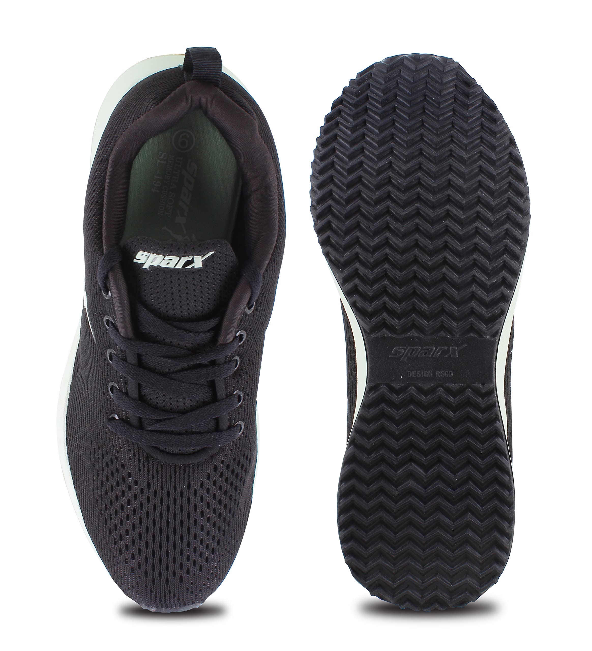 Sparx Women's Running Shoes, Black Mint, 7 UK, SX0194LBKMT0007